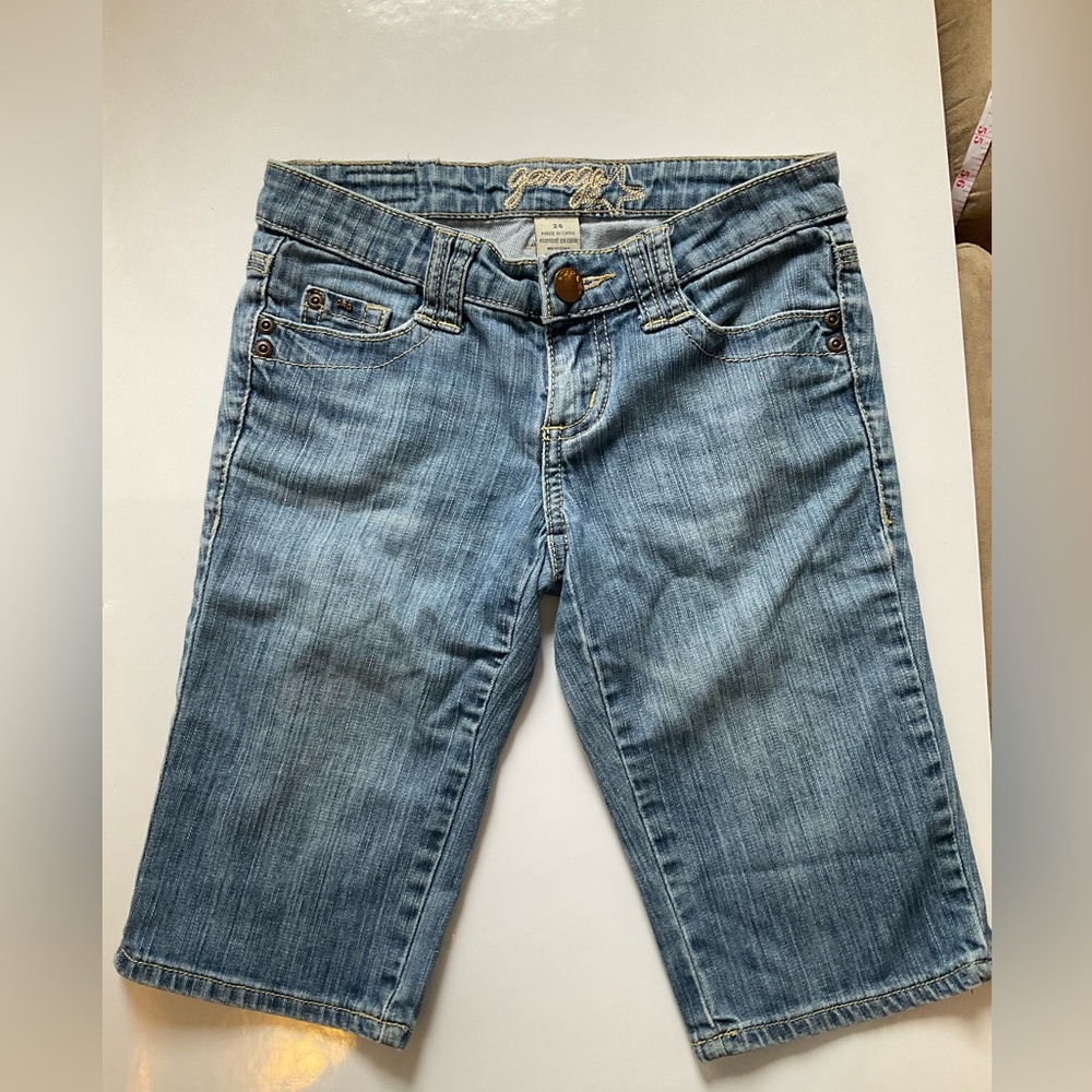 2000s Garage Jeans Denim Blue Bermudas